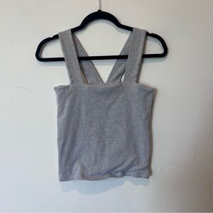 Lily & Lottie Women’s Gray Women's Sleeveless Top Size Medium Closet Staple